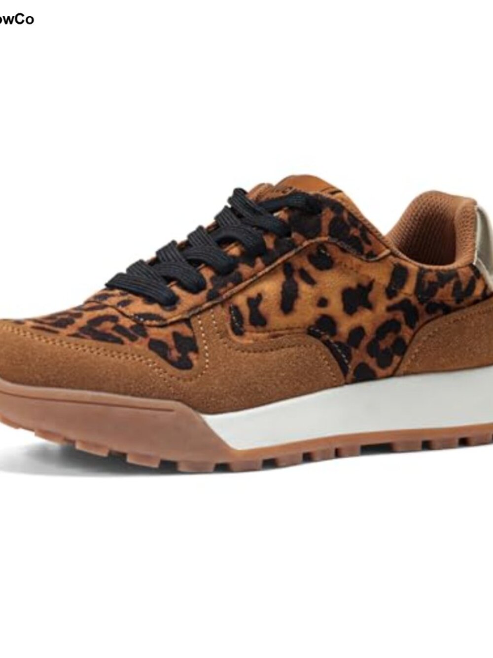 Women's Platform Canvas Sneakers Anti-Slip Casual Lace Up Running Shoes